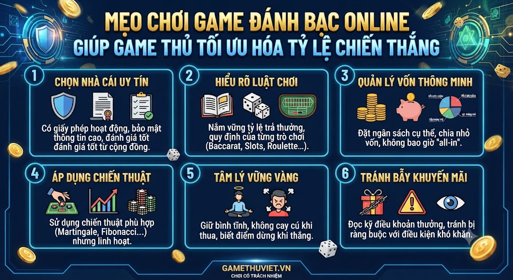 mẹo chơi game đánh bạc online